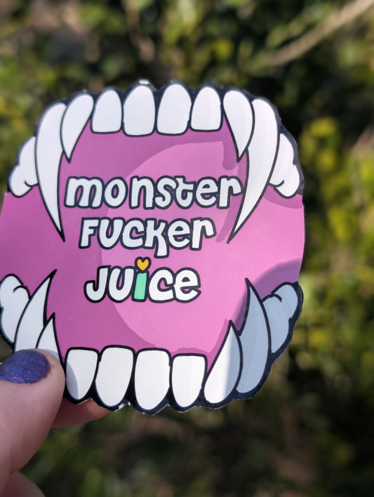NSFW Monster F'er Juice Sticker