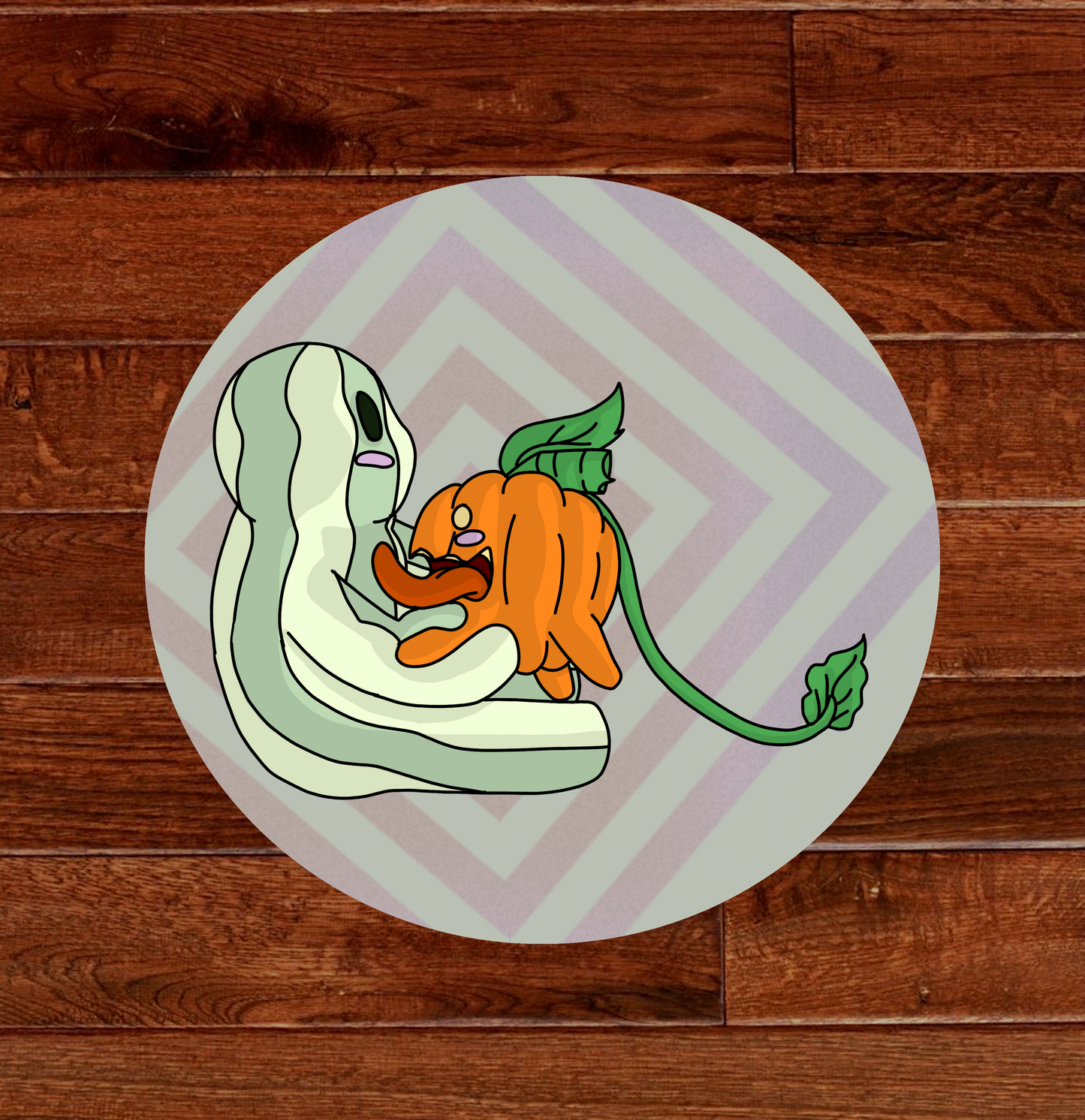 Pumpkin Dog Sticker