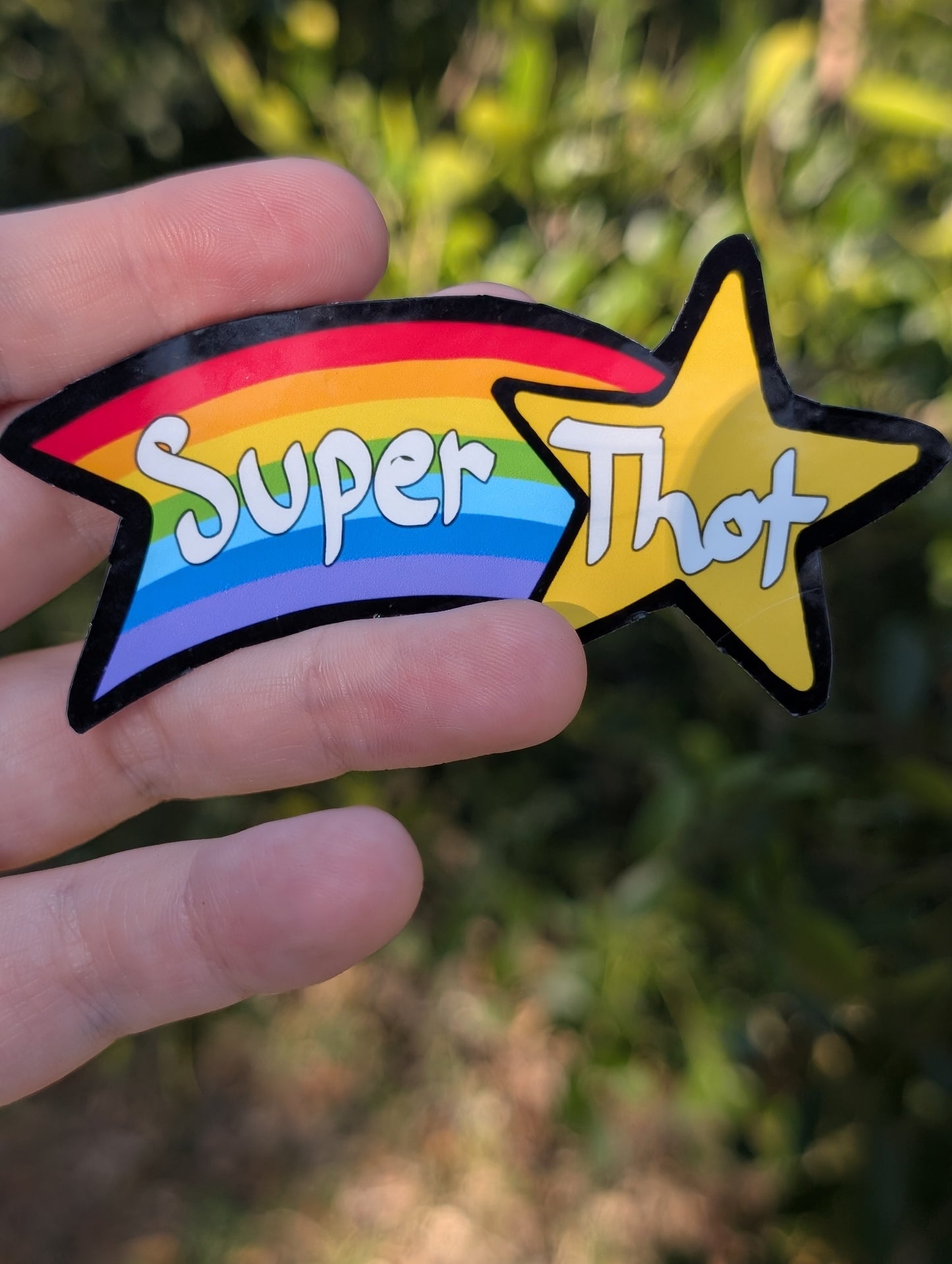 Super Thot Sticker