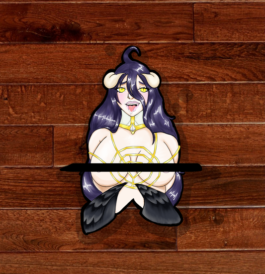 NSFW Ahegao Albedo Sticker