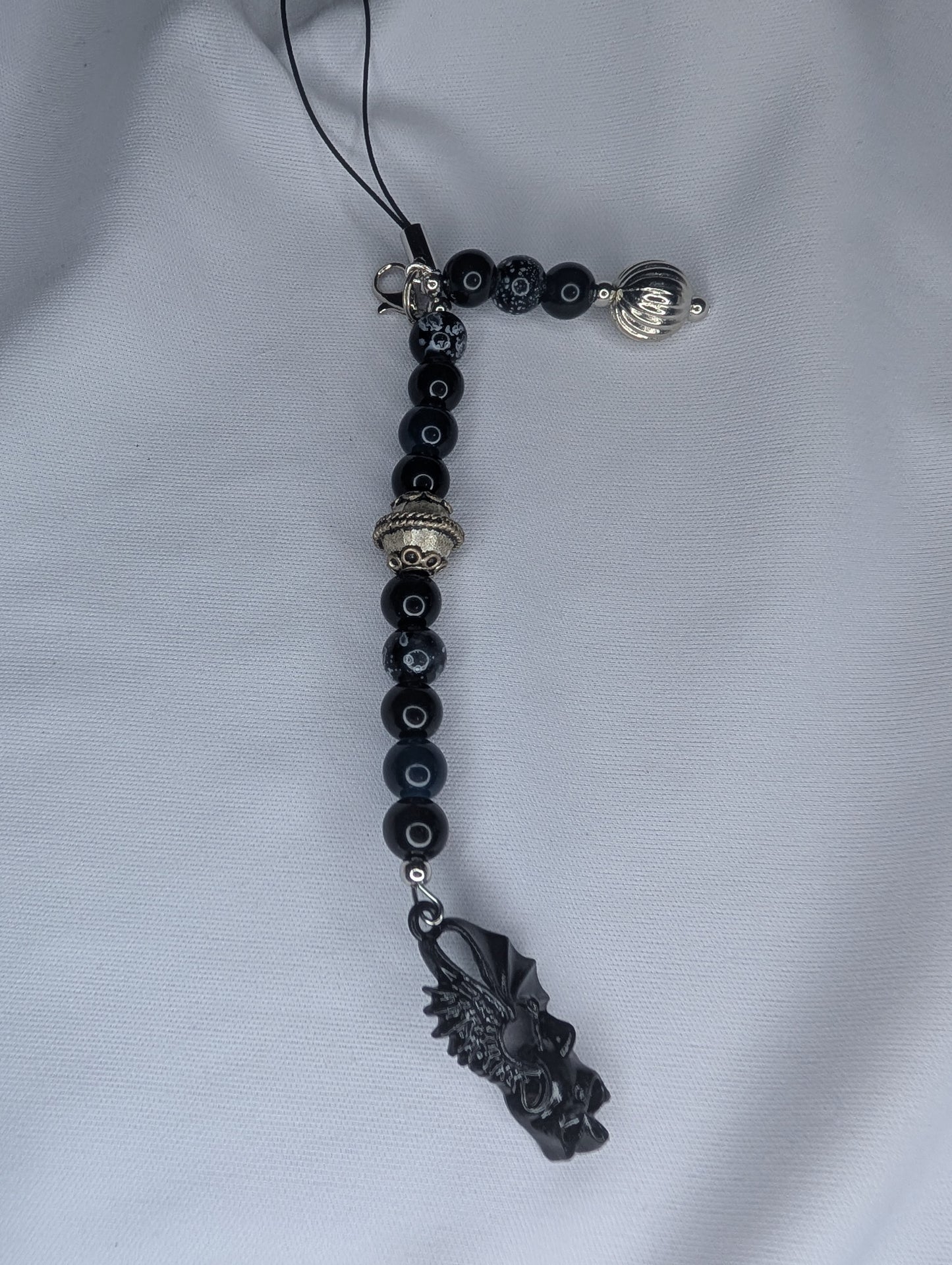 Hero Anime Keychain Charm Glass Beads