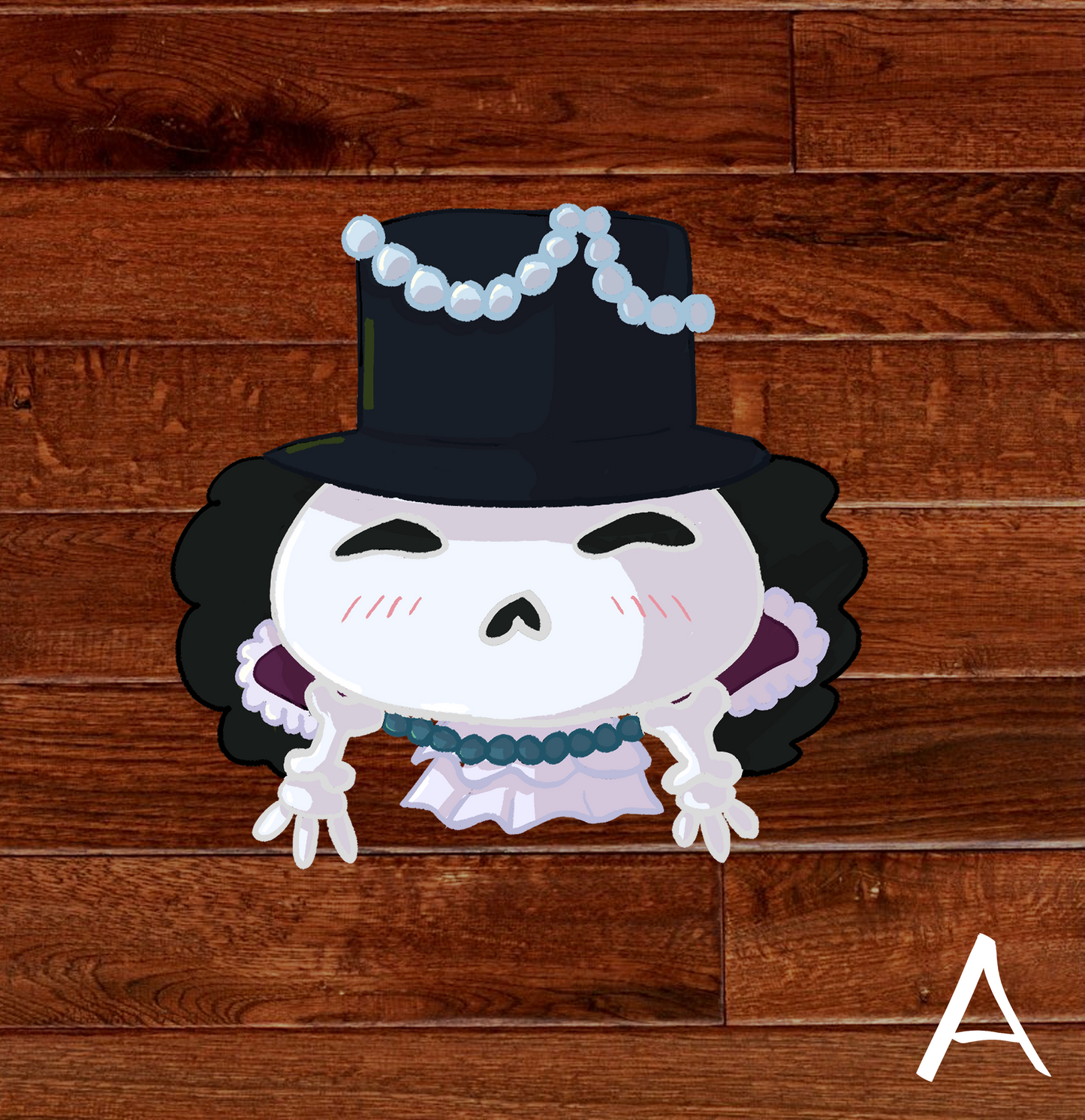 Pirate Anime Sleepy Chibi Stickers
