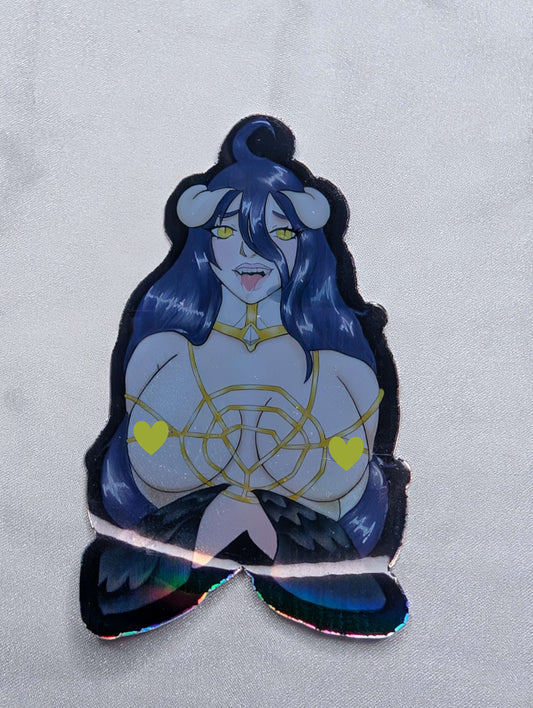 NSFW Ahegao Albedo Sticker