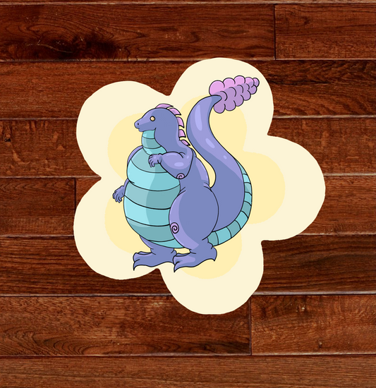 Chunky Dragon Sticker