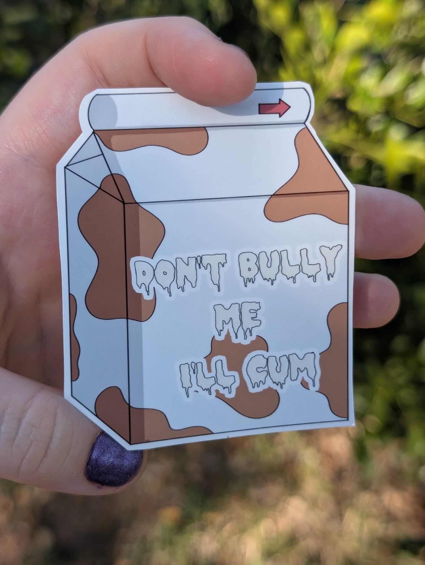 NSFW Don't Bully Me Sticker
