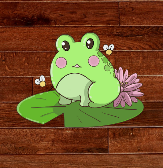 Chibi Frog Sticker