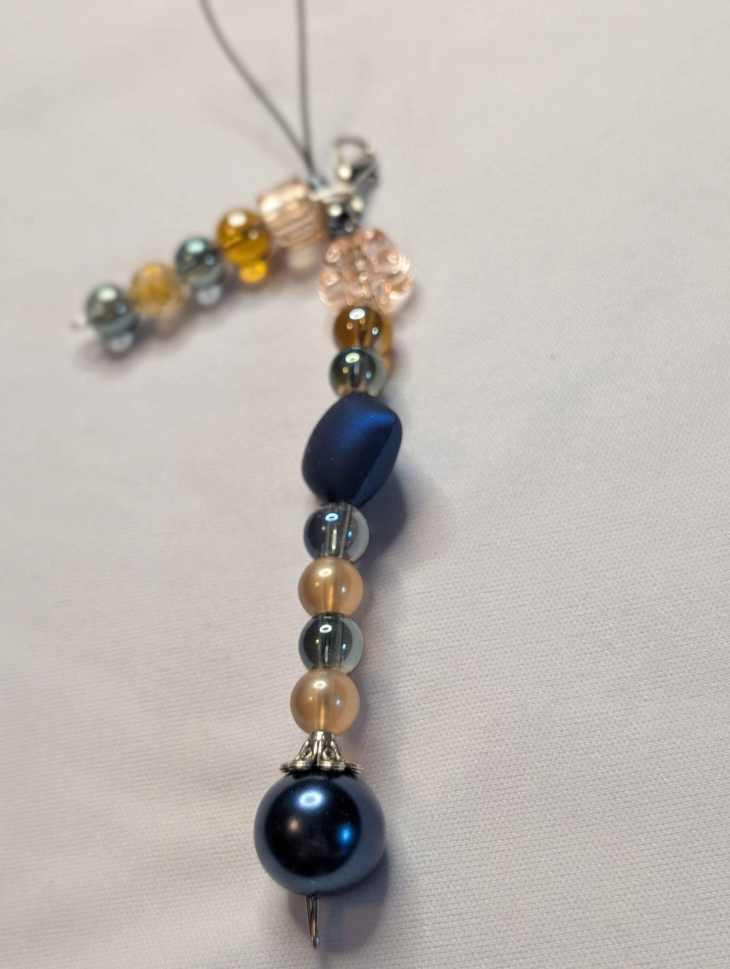 Demon Slayer Phone Keychain Charm Glass Bead