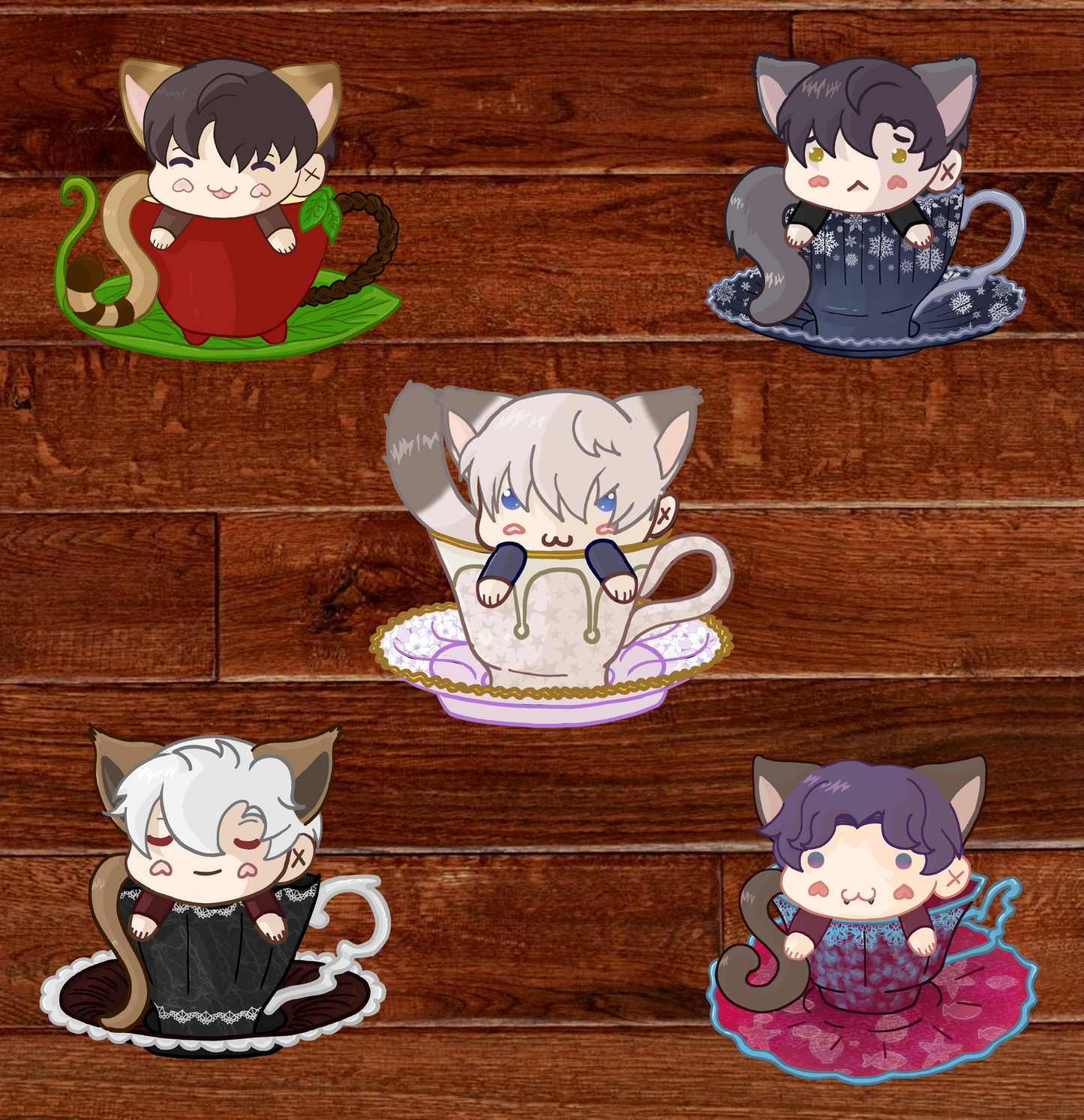 LAD Cat Stickers