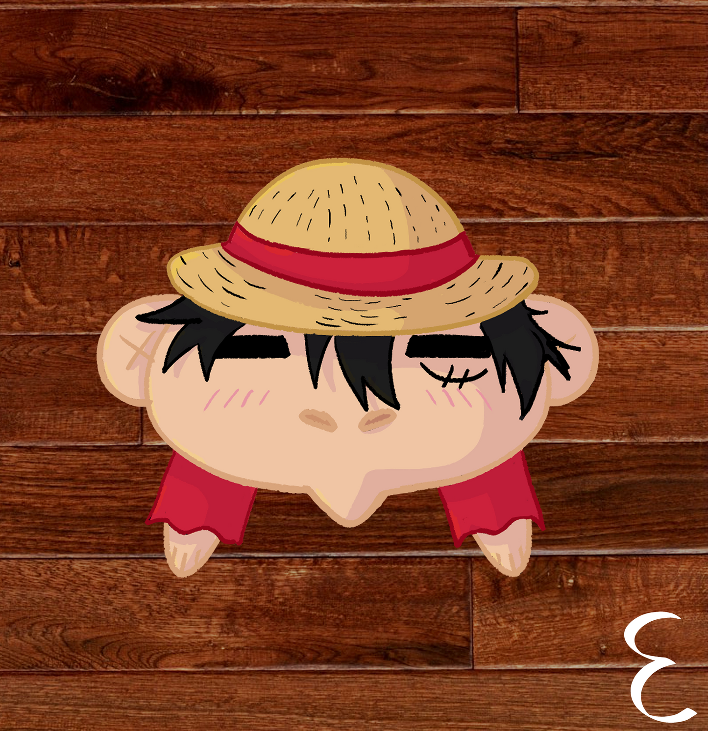 Pirate Anime Sleepy Chibi Stickers
