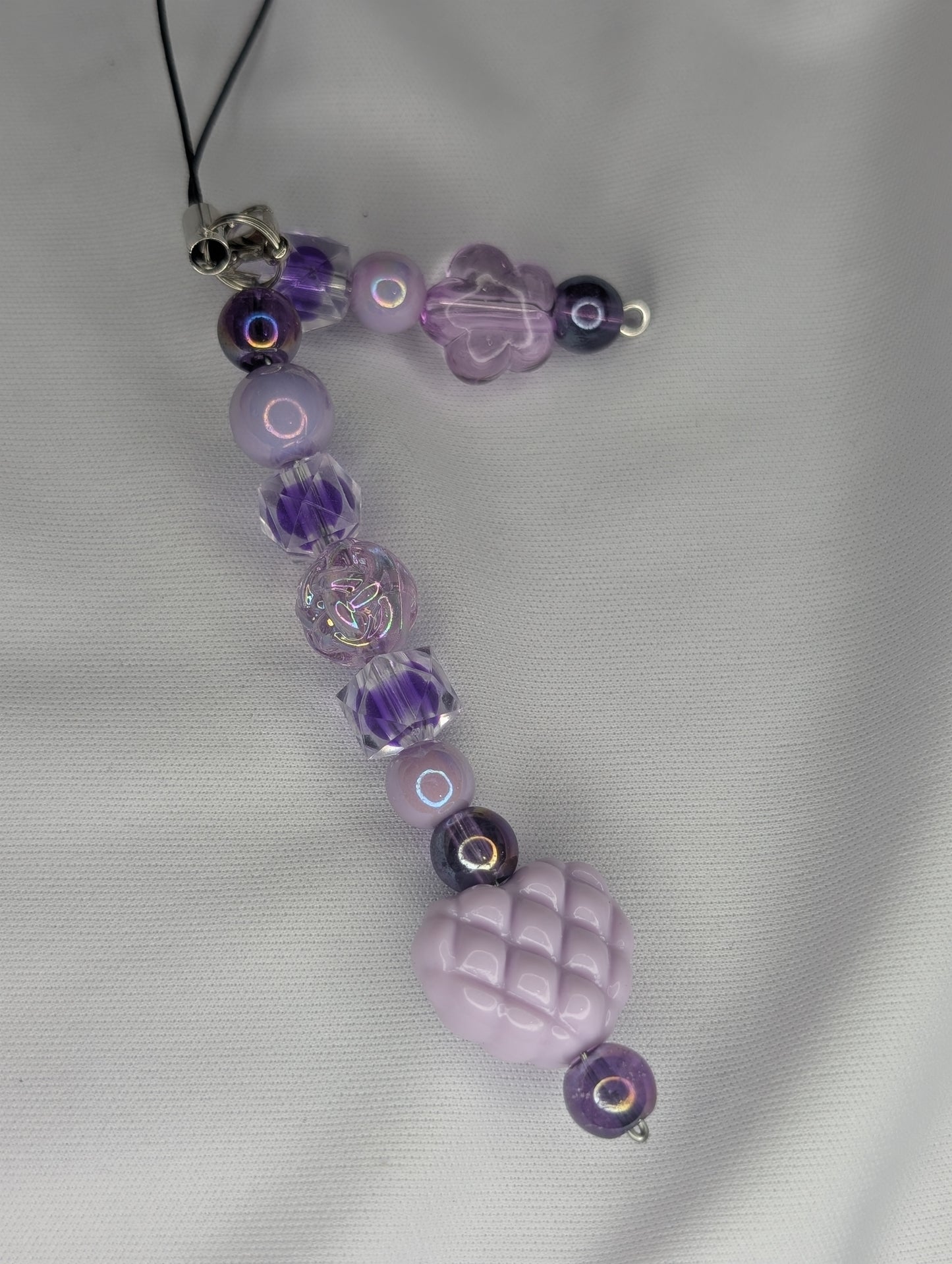 Hero Anime Keychain Charm Glass Beads
