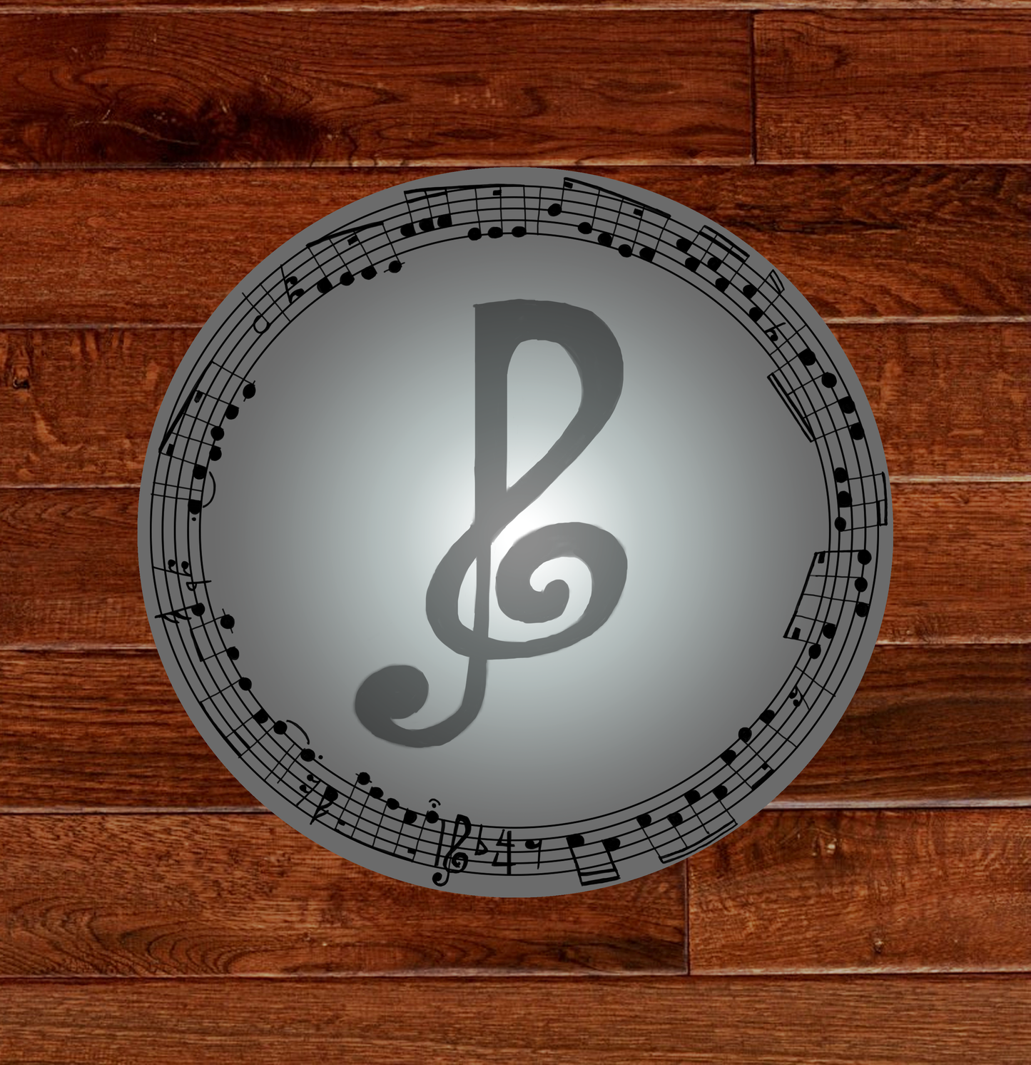 Music Sheet Sticker Pin/Button