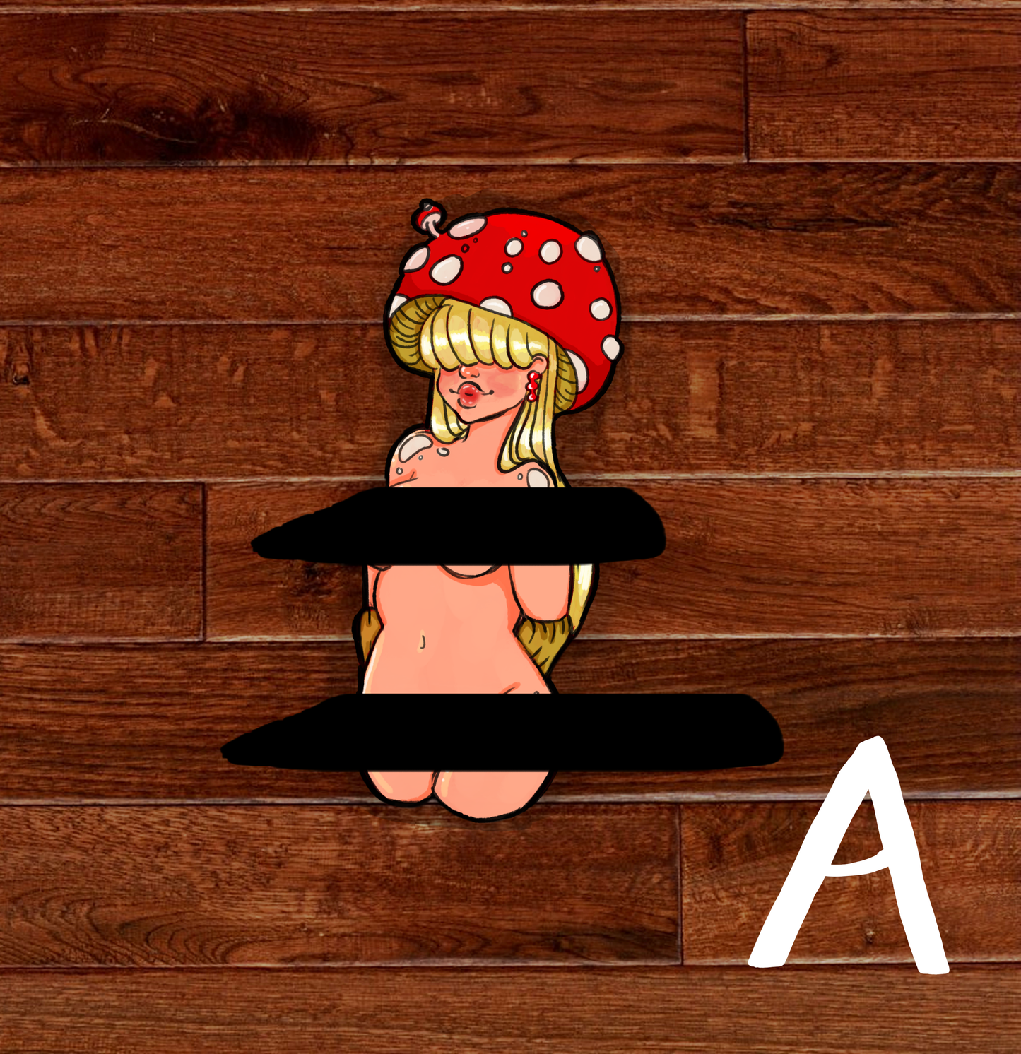 Mushroom Girl Sticker