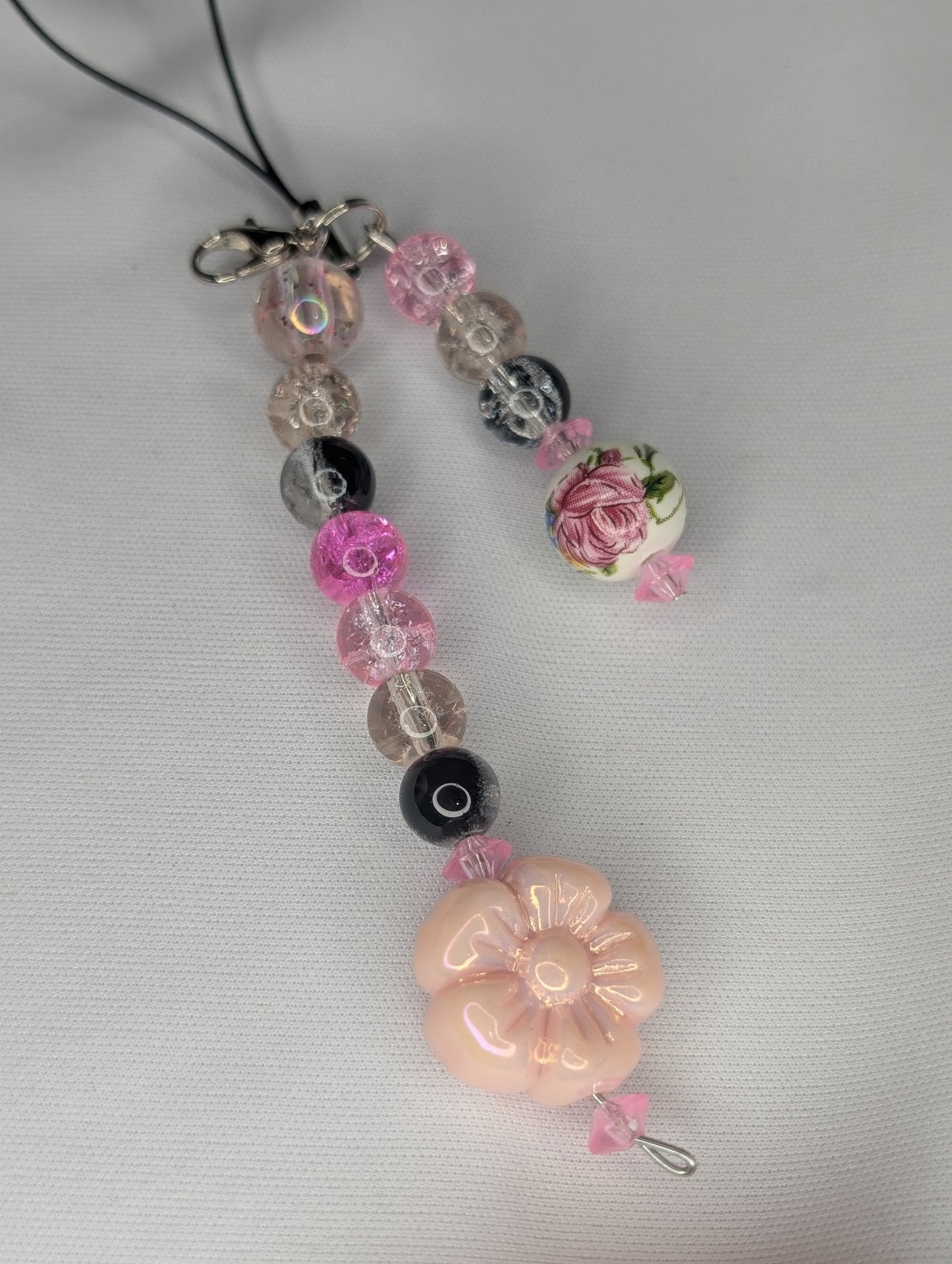 Hero Anime Keychain Charm Glass Beads