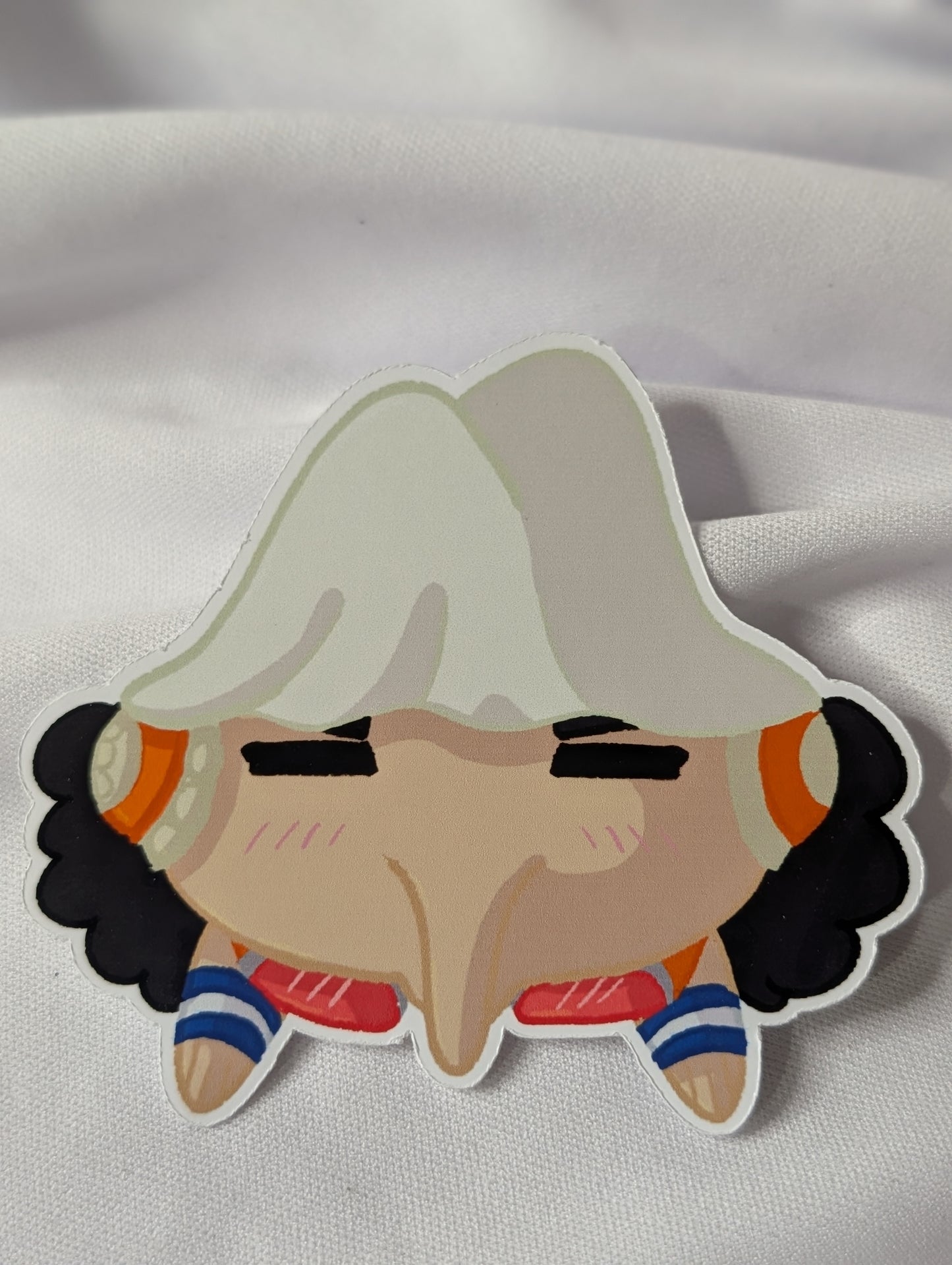 Pirate Anime Sleepy Chibi Stickers
