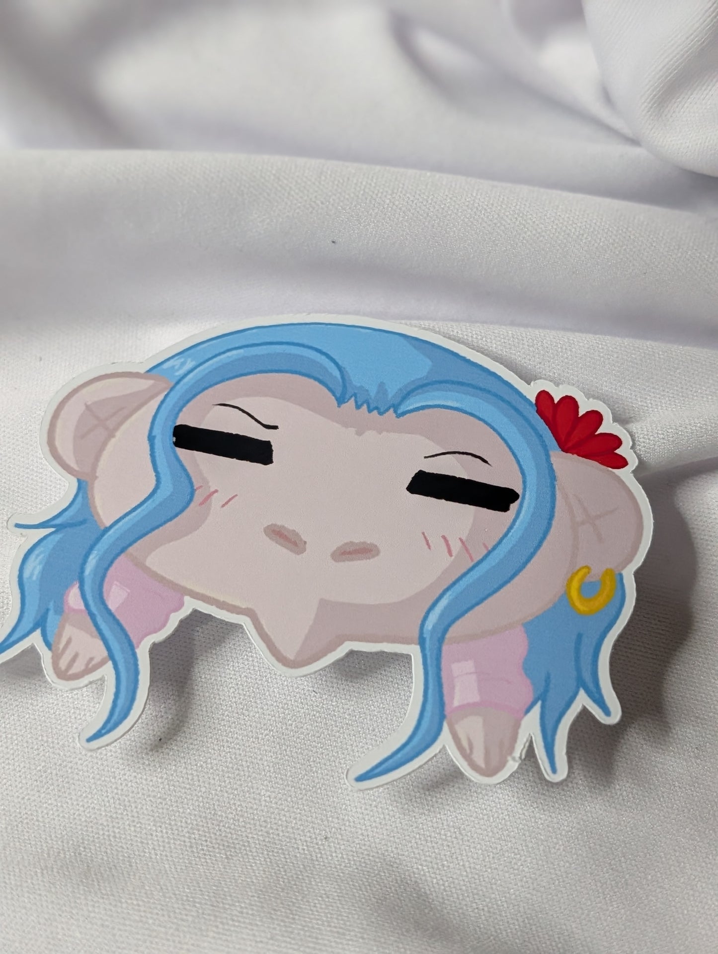 Pirate Anime Sleepy Chibi Stickers