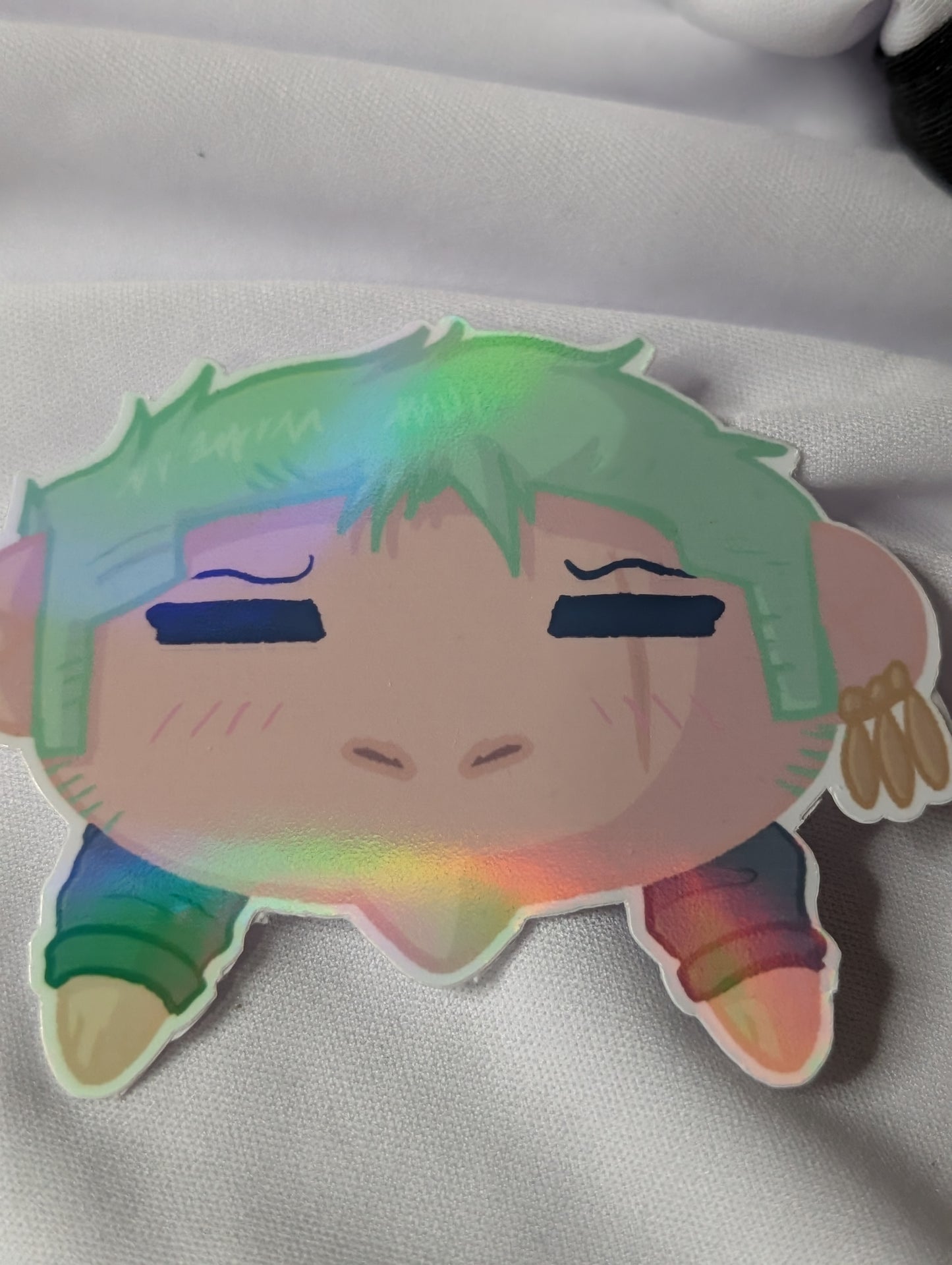 Pirate Anime Sleepy Chibi Stickers