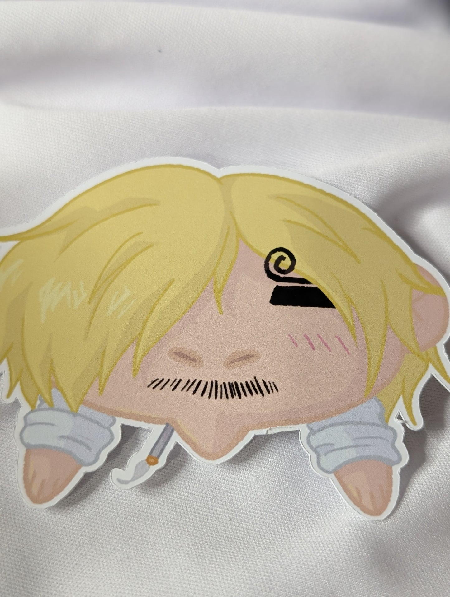 Pirate Anime Sleepy Chibi Stickers