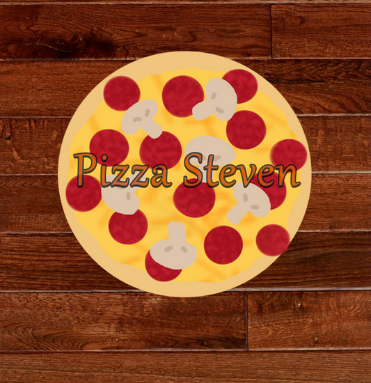 Pizza Steven Sticker