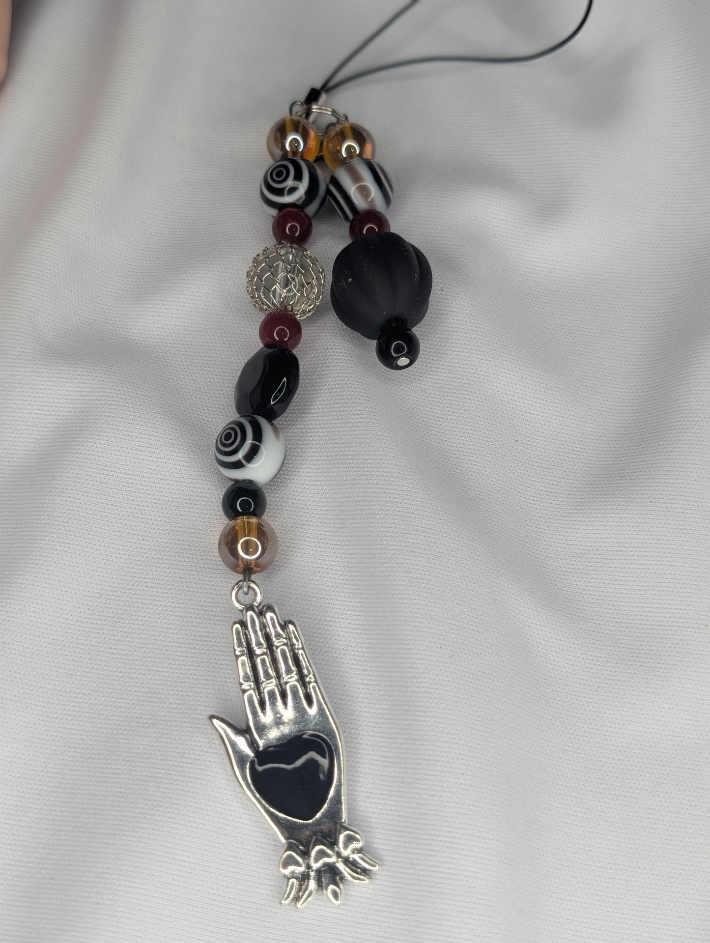 Hero Anime Keychain Charm Glass Beads