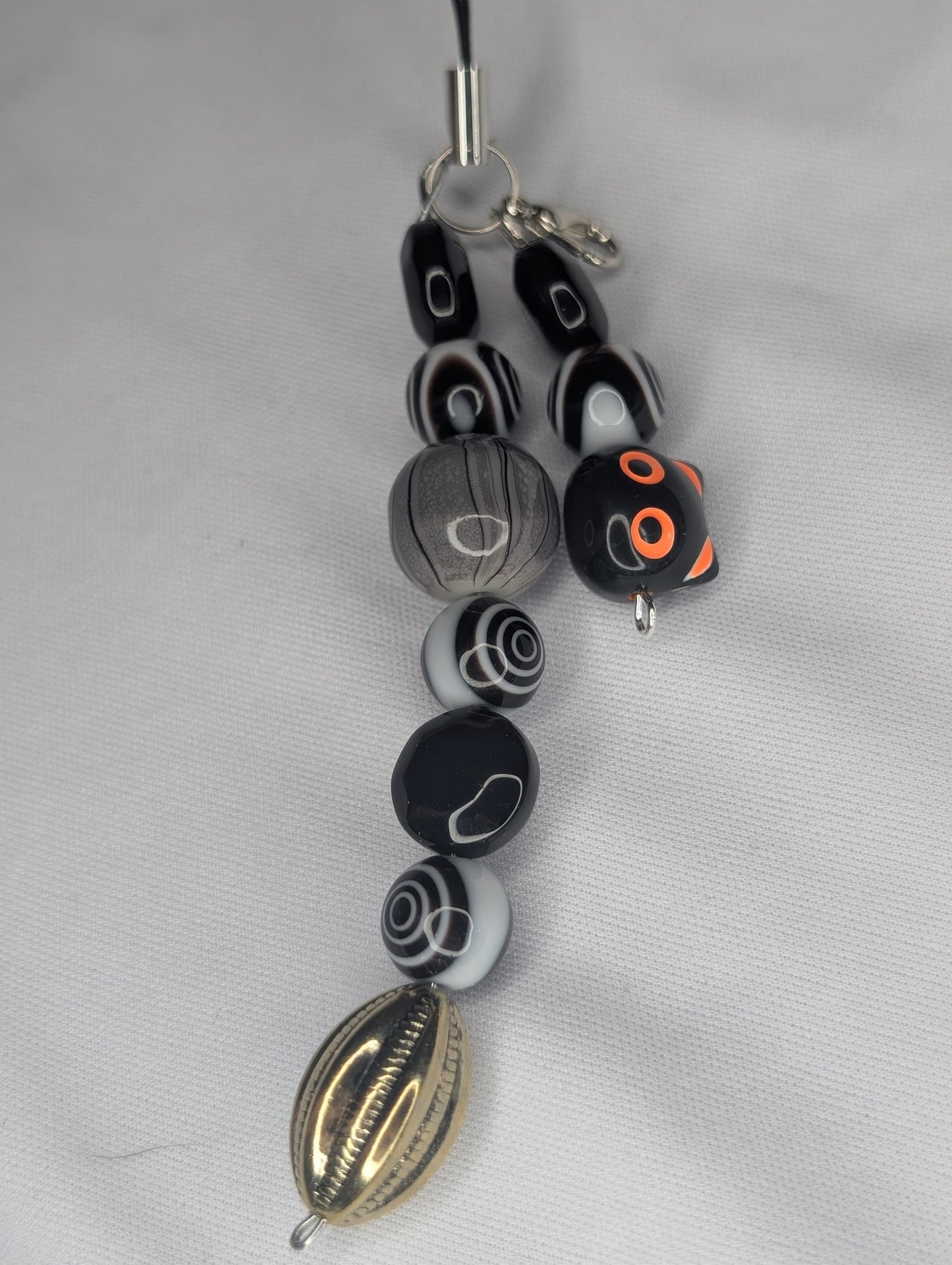Hero Anime Keychain Charm Glass Beads