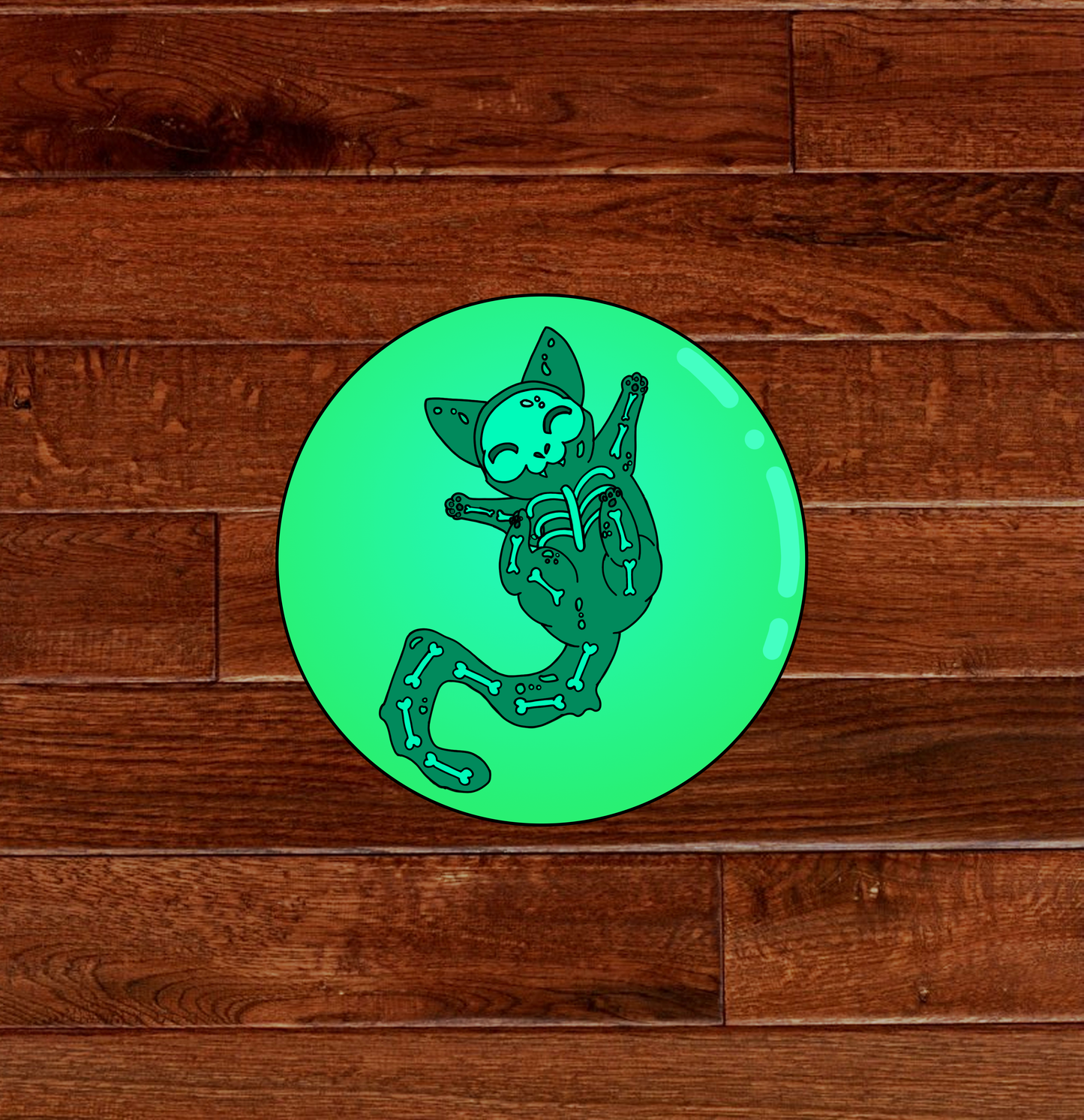 Slime Kittie Pin/Button