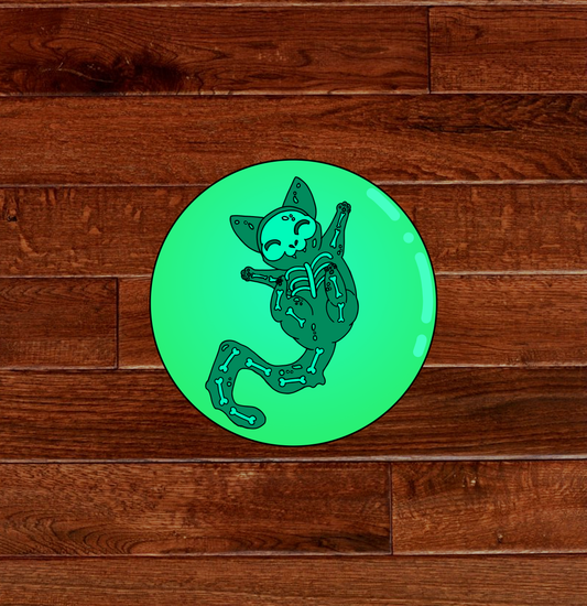 Slime Kittie Sticker