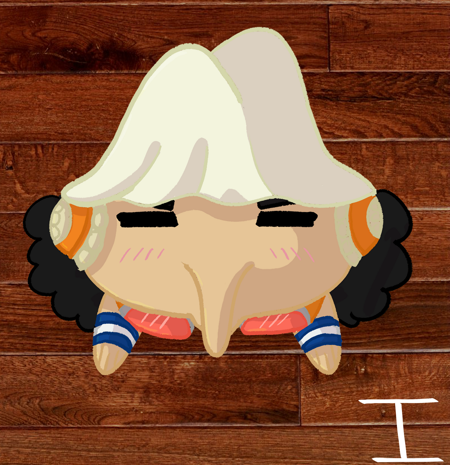 Pirate Anime Sleepy Chibi Stickers