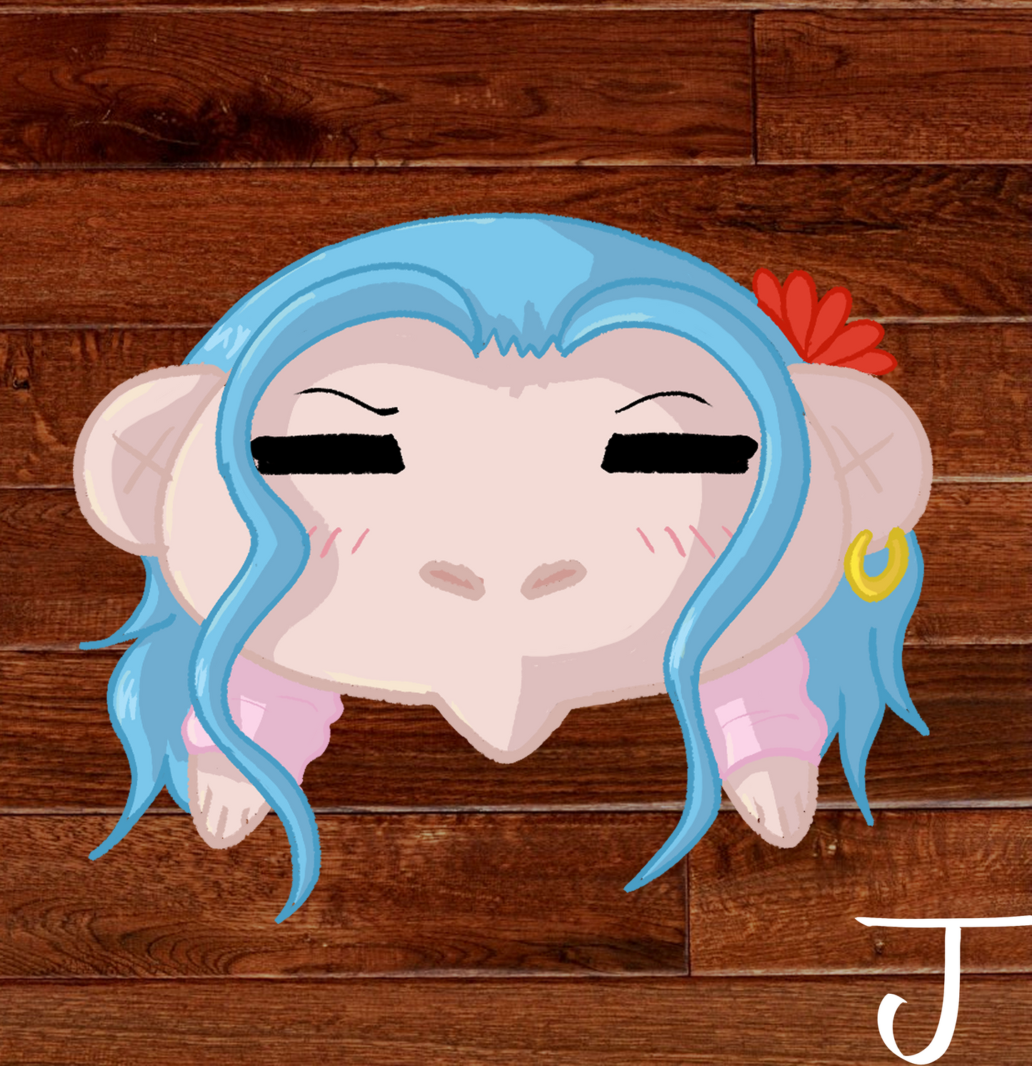Pirate Anime Sleepy Chibi Stickers