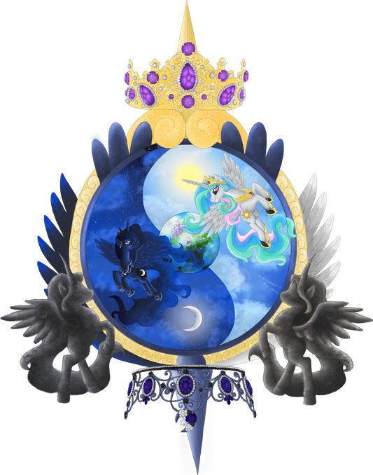 Pendant of The Two Sisters Print