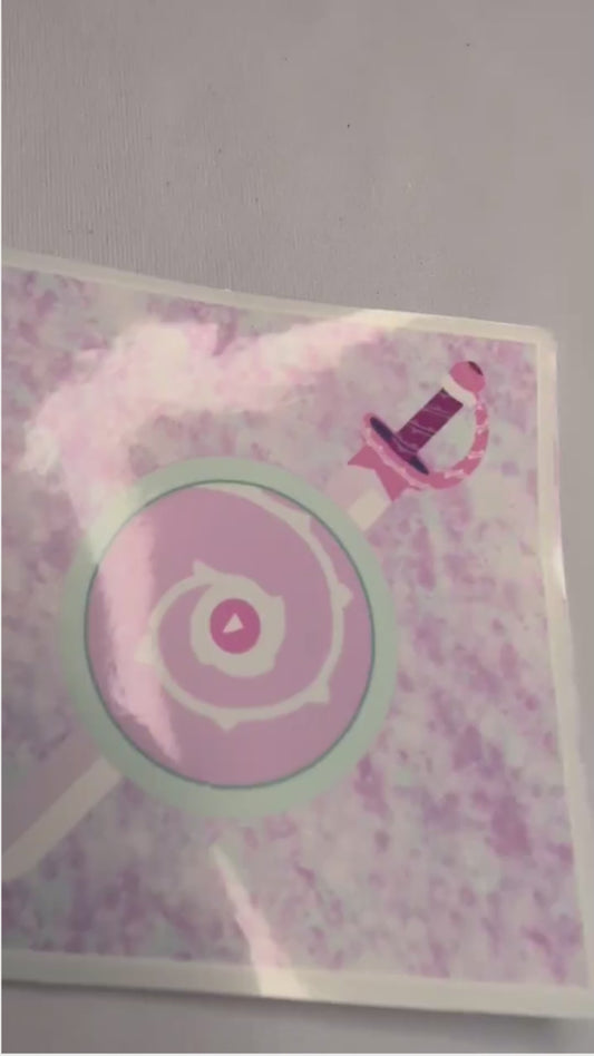 Steven Universe Sword & Shield Sticker