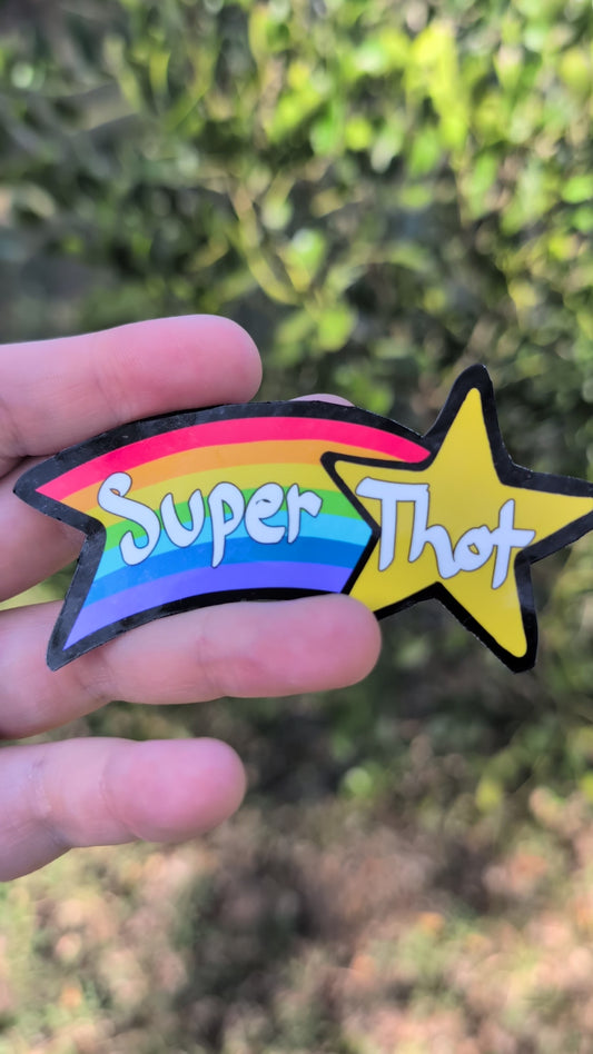 Super Thot Sticker